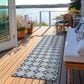Dalyn Rug Company Marlo 2"3" x 7"6" Navy Indoor/Outdoor Runner, , large