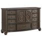 Mayberry Hill Brunswick 3-Piece King Panel Bedroom Set in Mahogany, , large