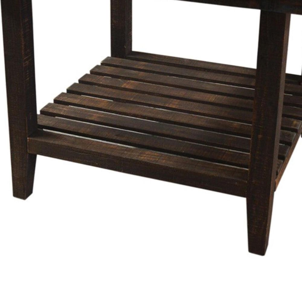 Santa Fe Rustic Rustic Counter Height Dining Table in Multi-Colored - Table Only, , large
