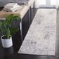 Safavieh Aston ASN708A 2" x 8" Ivory and Grey Runner, , large