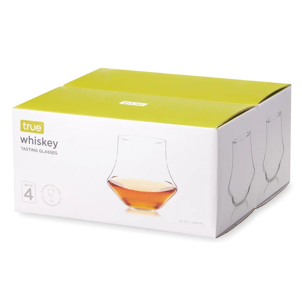 True Brands Whiskey Tasting Glasses in Clear &#40;Set of 4&#41;, , large