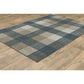 Oriental Weavers Alton Flanel 3"3" x 5" Blue and Beige Area Rug, , large