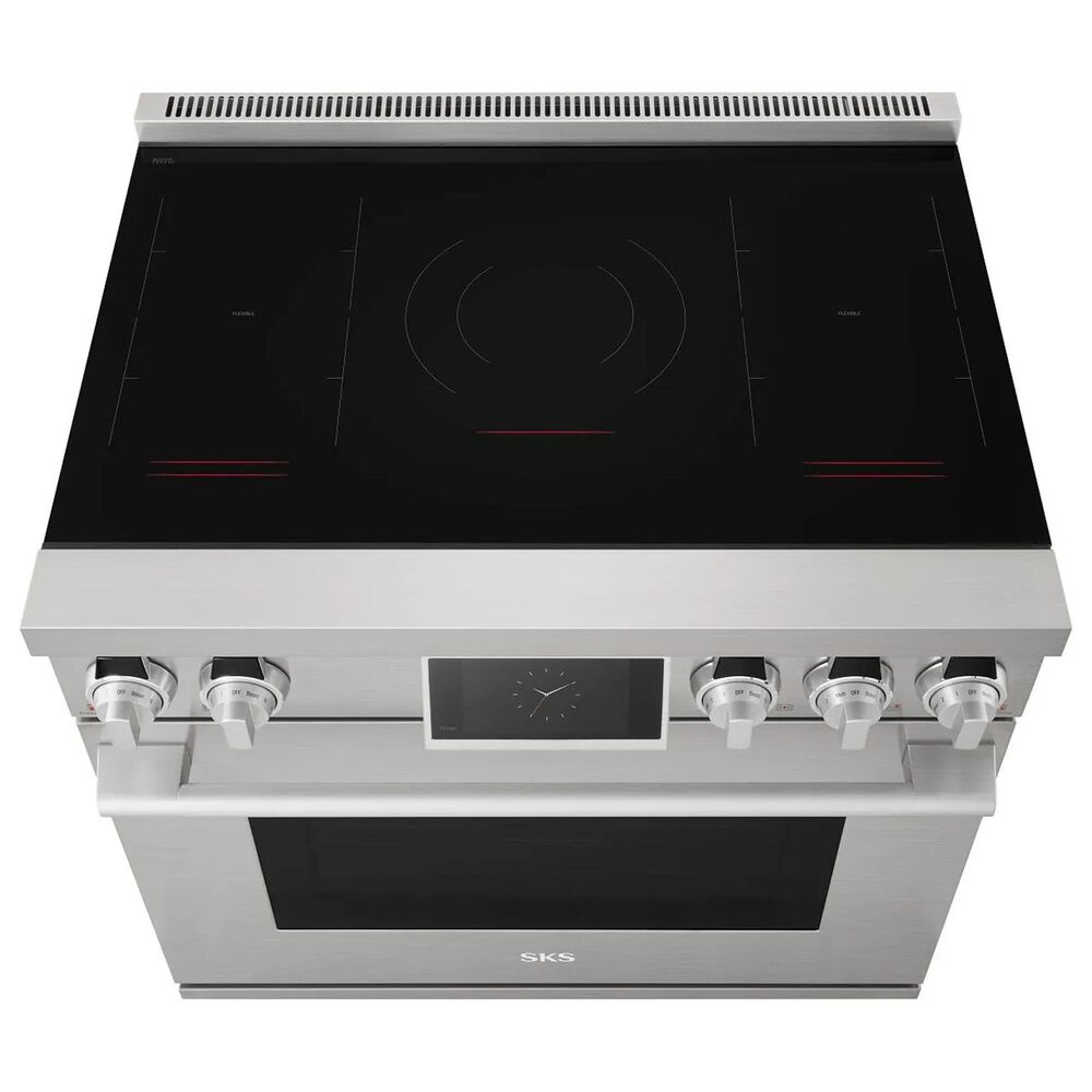 Signature Kitchen Suite 36" Induction Pro Range in Stainless Steel, , large