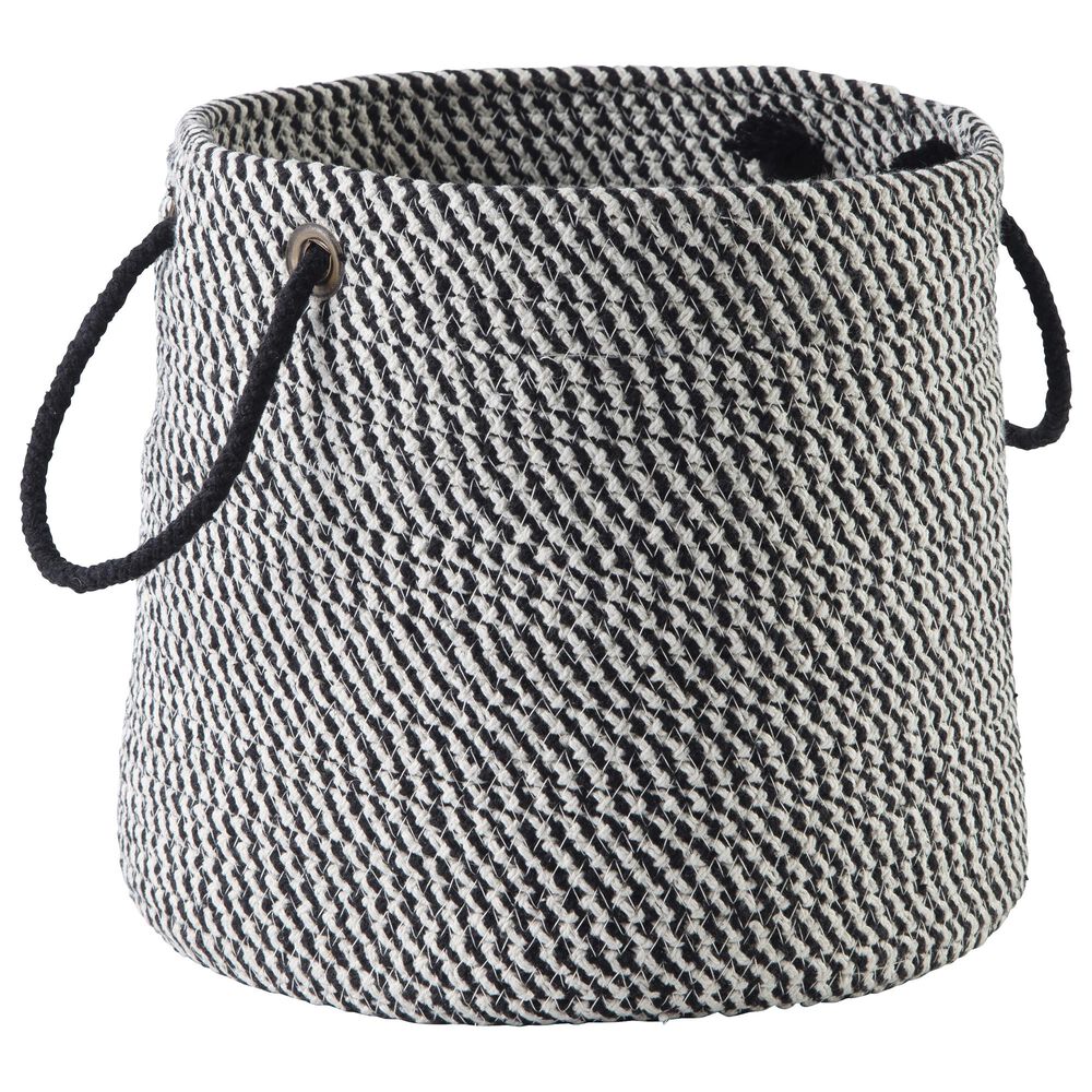 Signature Design by Ashley Eider Basket in Black and White, , large