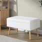 Lumisource Storage Bench with Cream Cushion in Natural, , large