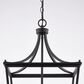 Vaxcel Cottage Grove 5-Light Lantern in Matte Black, , large