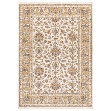Oriental Weavers Maharaja Dakota 5091W 9"10" x 12"10" Ivory Area Rug, , large