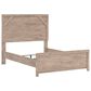Ashley Senniberg 4-Piece Full Panel Bed Set in Light Brown and White, , large