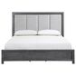 New Heritage Design Odessa 4-Piece Queen Bedroom Set in Charcoal and Silver, , large