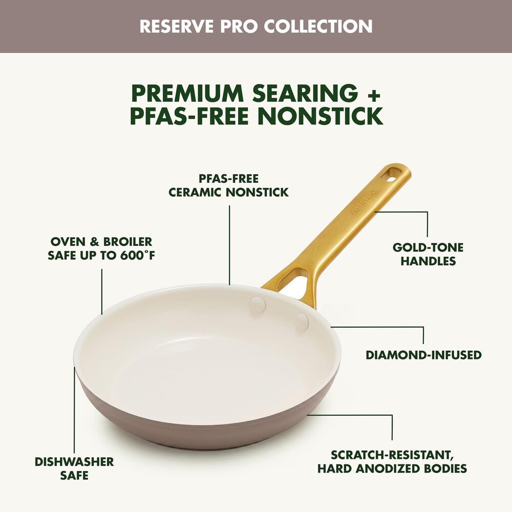 Green Pan Reserve Pro 10-Piece Cookware Set in Latte, , large