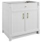 James Martin Bellshire 36" Single Bathroom Vanity Cabinet in Bright White, , large