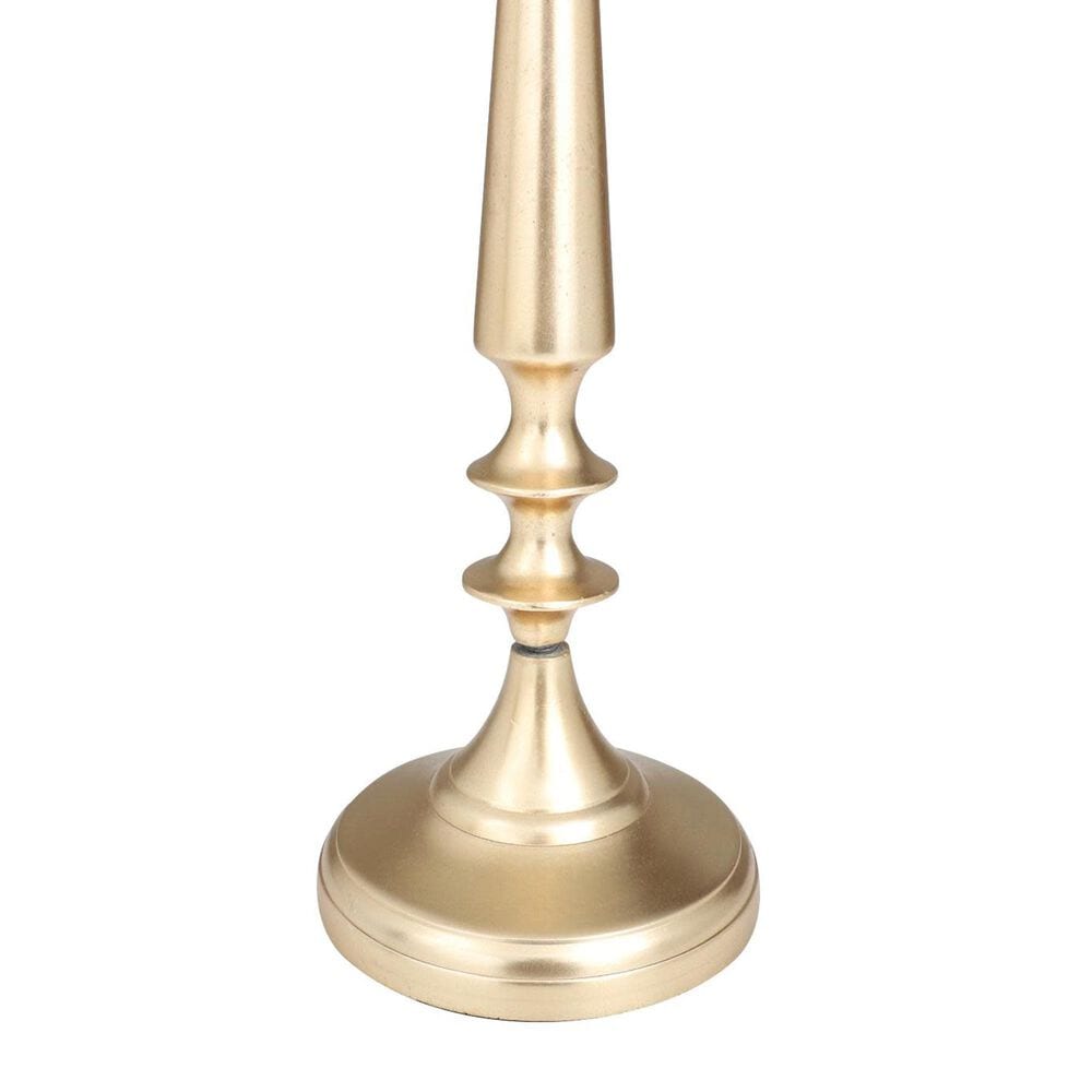 Maple and Jade Tapered 5-Plate Candelabra in Polished Gold, , large
