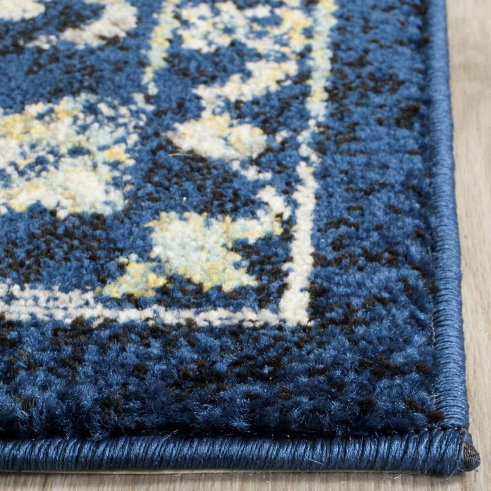 Safavieh Evoke EVK252A-3 3&#39; x 5&#39; Navy/Ivory Area Rug, , large