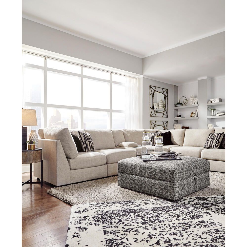 Signature Design by Ashley Kellway Ottoman With Storage in Bisque, , large