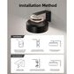 HOMLUX Tap Control Wall Light with Charging Station in Black (Set of 6), , large