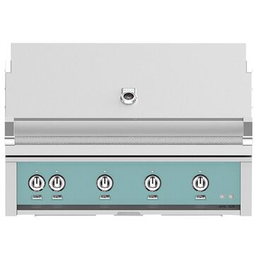 Hestan 42" Built-In Liquid Propane Grill in Bora Bora Turquoise, , large