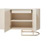 Vista Haus Lisbon Console Table in Silken Matte Cream, , large