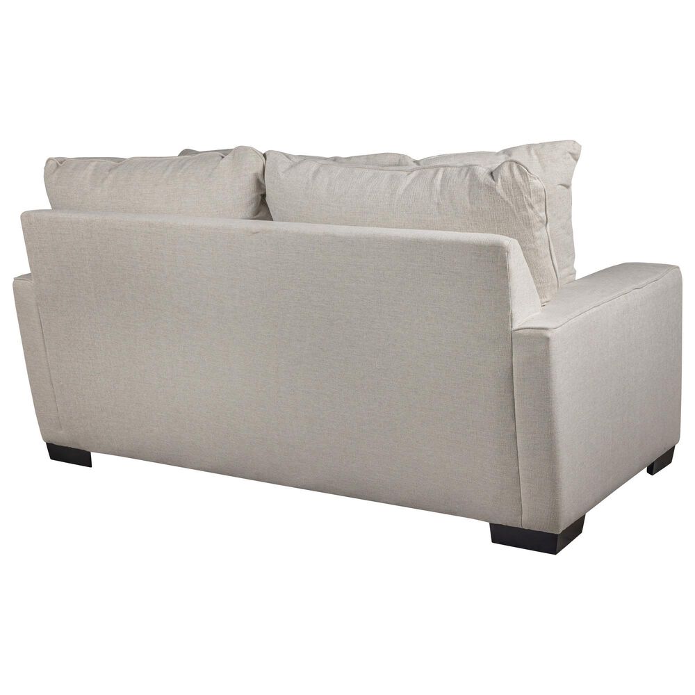 Michael Nicholas Designs Troy Stationary Loveseat in Page Pearl, , large