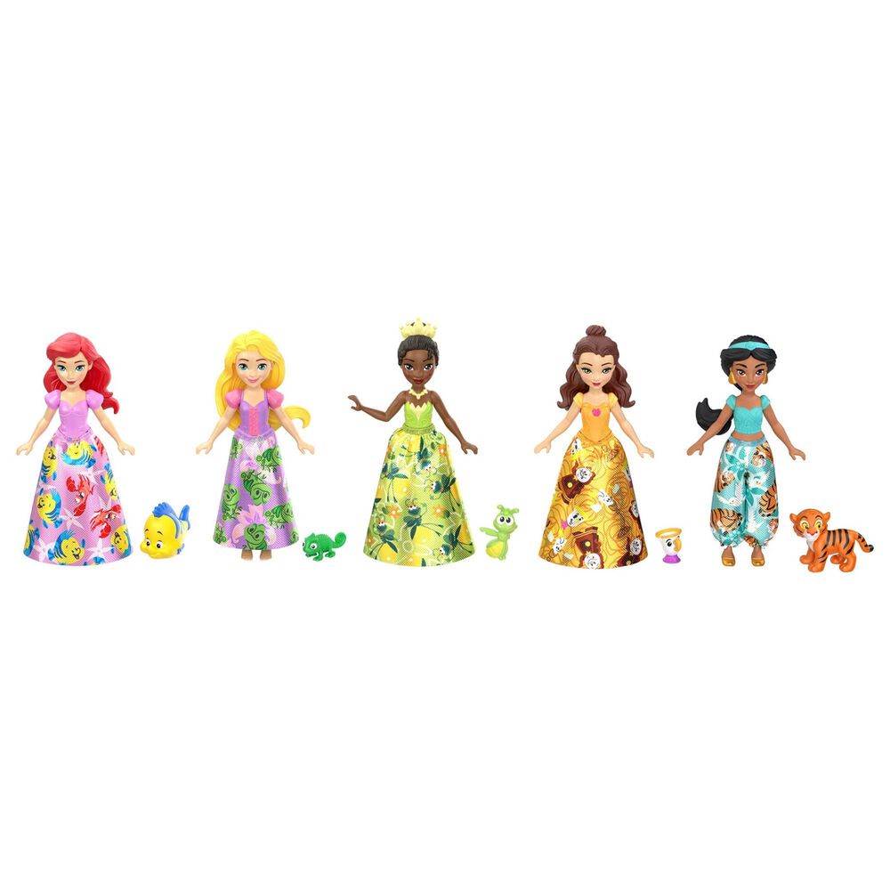 Mattel Disney Princess and Friends Doll Set with Figures in Multicolor, , large