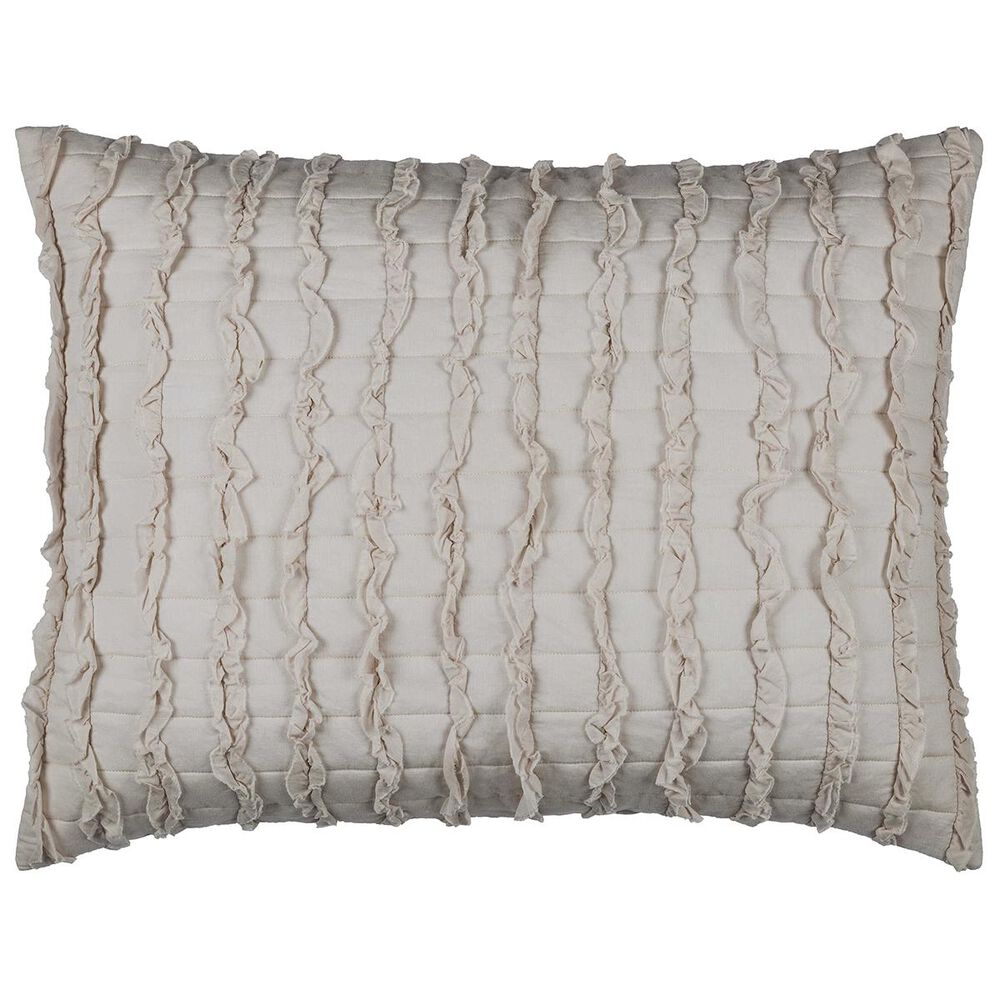 Rizzy Home Annalise 20" x 26" Standard Sham in Brown, , large