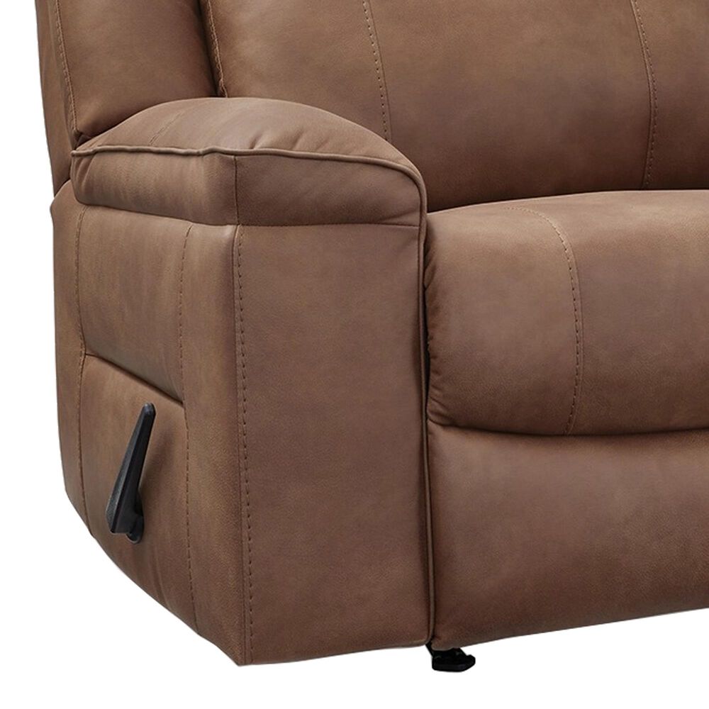 Ashley Status Check Manual Rocker Recliner in Caramel, , large