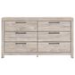Ashley Broachmyn 6-Drawer Dresser Only in Light Gray, , large