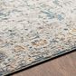 Surya Presidential Ice Blue, Blue, Dusty Sage, Saffron, Ivory, Wheat, Orange, Light Olive, Gray and Charcoal 11"6" x 15"6" Area Rug, , large