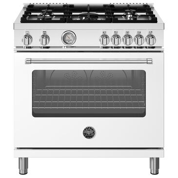 Bertazzoni Master 5.9 Cu.Ft. Gas Range in Bianco Matt, , large