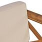 Hearth and Haven Brava Outdoor Club Chair with Cross-Back Design in Beige, , large