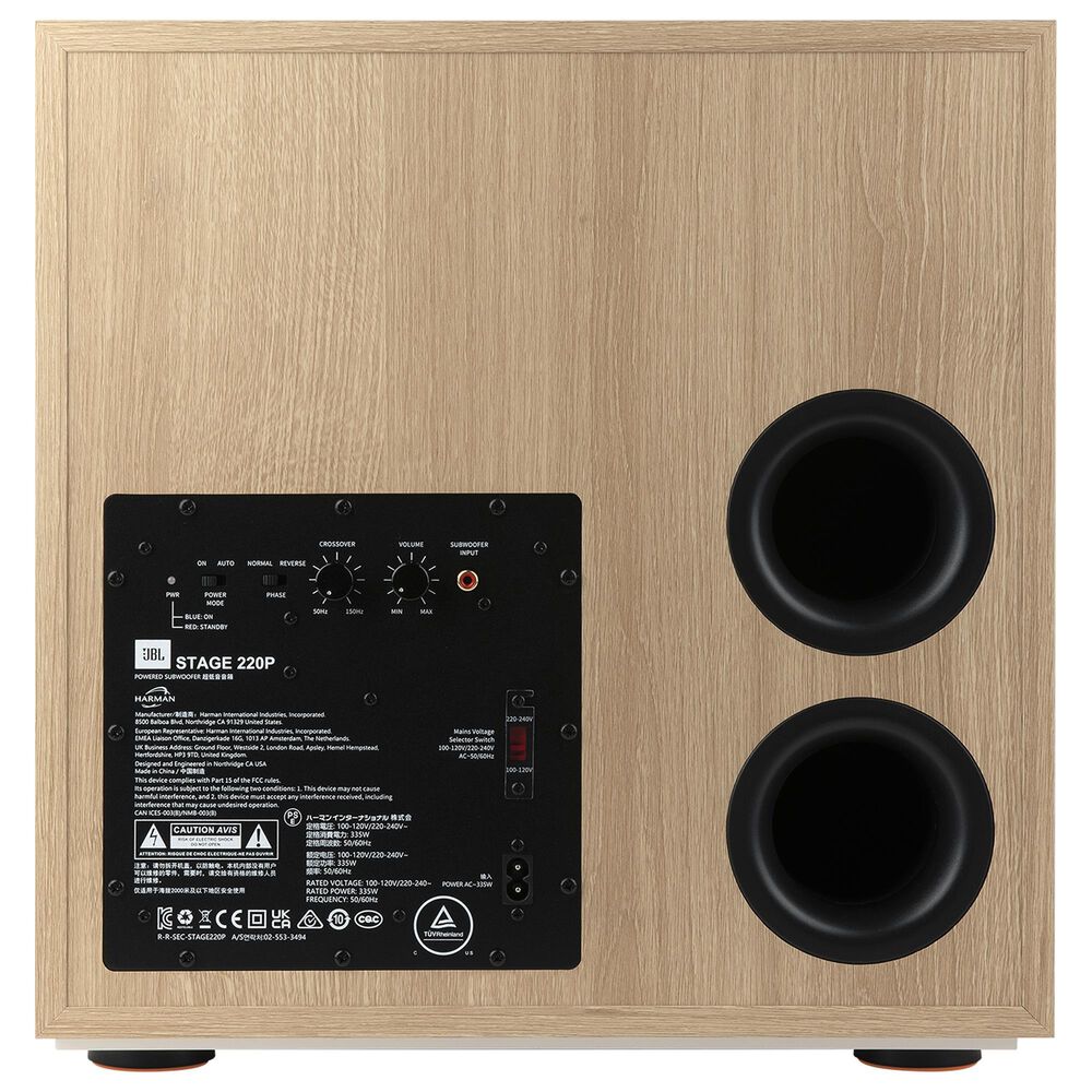 JBL Stage 220P Powered Subwoofer in White and Latte, , large