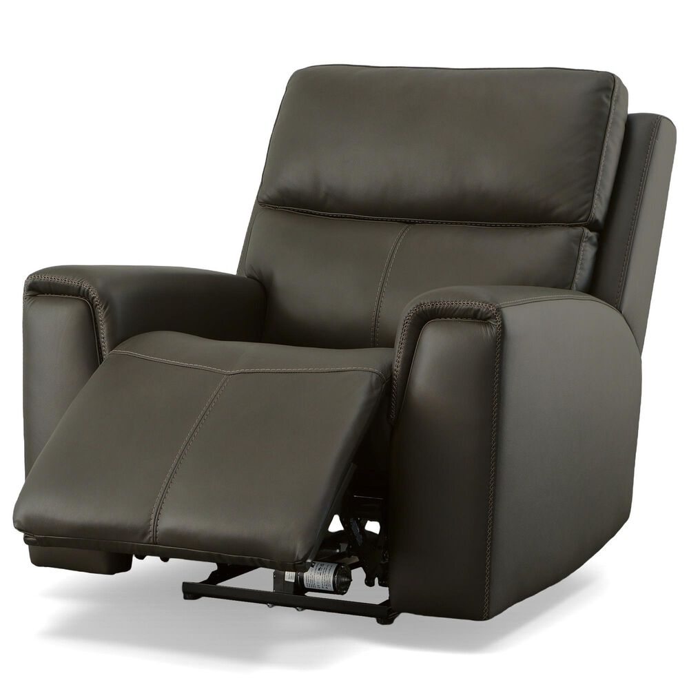 Flexsteel Jarvis Power Recliner with Headrest in Mica, , large
