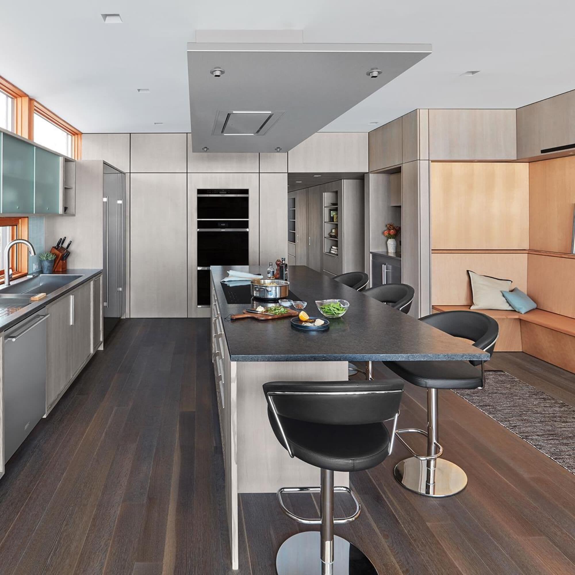 Ceiling deals mounted hood