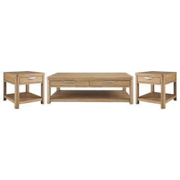 Ashley Rencott 3-Piece Occasional Table Set in Light Oak, , large