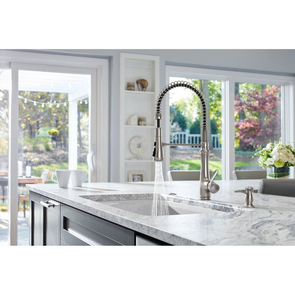 Kohler Bellera Semi-Professional Pull Down Kitchen Sink Faucet in Vibrant Stainless, , large
