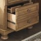 Ashley Feddinger 4-Piece King Storage Bedroom Set in Chestnut Brown, , large