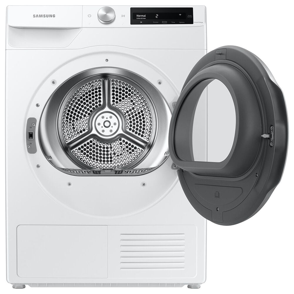 Samsung 4.0 Cu. Ft. Stackable Smart Electric Dryer with Ventless Heat Pump in White, , large
