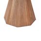 Home Trends & Design Eiffel and Essex 5-Piece Round Dining Set in Antique Natural Teakwood, Black and Powder Coated Black, , large