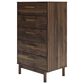 Ashley Calverson 5-Drawer Chest in Mocha, , large