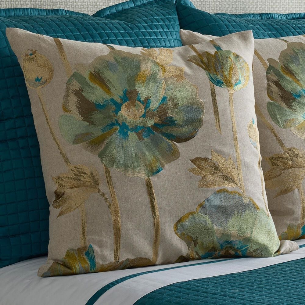 Ann Gish Opium 20" x 20" Square Throw Pillow in Azure, , large