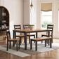 Ashley Gesthaven 5-Piece Rectangular Dining Set in Light Natural and Dark Brown, , large