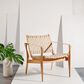 Safavieh Jessica Leather Safari Chair in White, , large