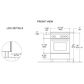 Bertazzoni Master 2.5 Cu. Ft. Freestanding Gas Range in Bianco Matt, , large