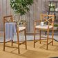Hearth and Haven Perla Outdoor Bar Stool with Cushion in Brown (Set of 2), , large