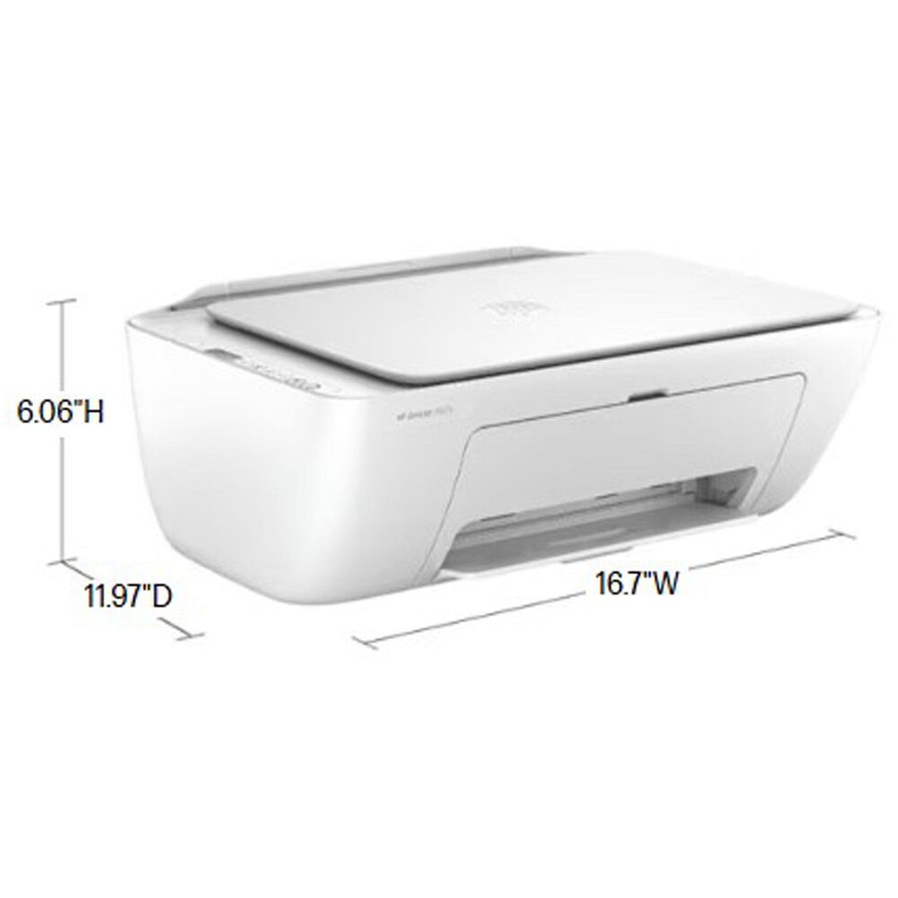 HP DeskJet 2827e All-in-One Printer with AI-enabled in White, , large