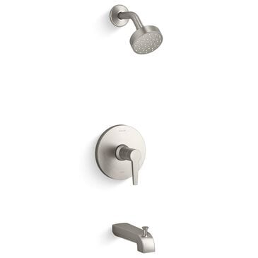 Kohler Pitch Rite-Temp Bath and Shower Faucet Trim Kit in Vibrant Brushed Nickel, , large