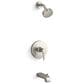 Kohler Pitch Rite-Temp Bath and Shower Faucet Trim Kit in Vibrant Brushed Nickel, , large