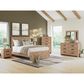 Ashley Sanginlane Dresser Mirror in Light Oak, , large