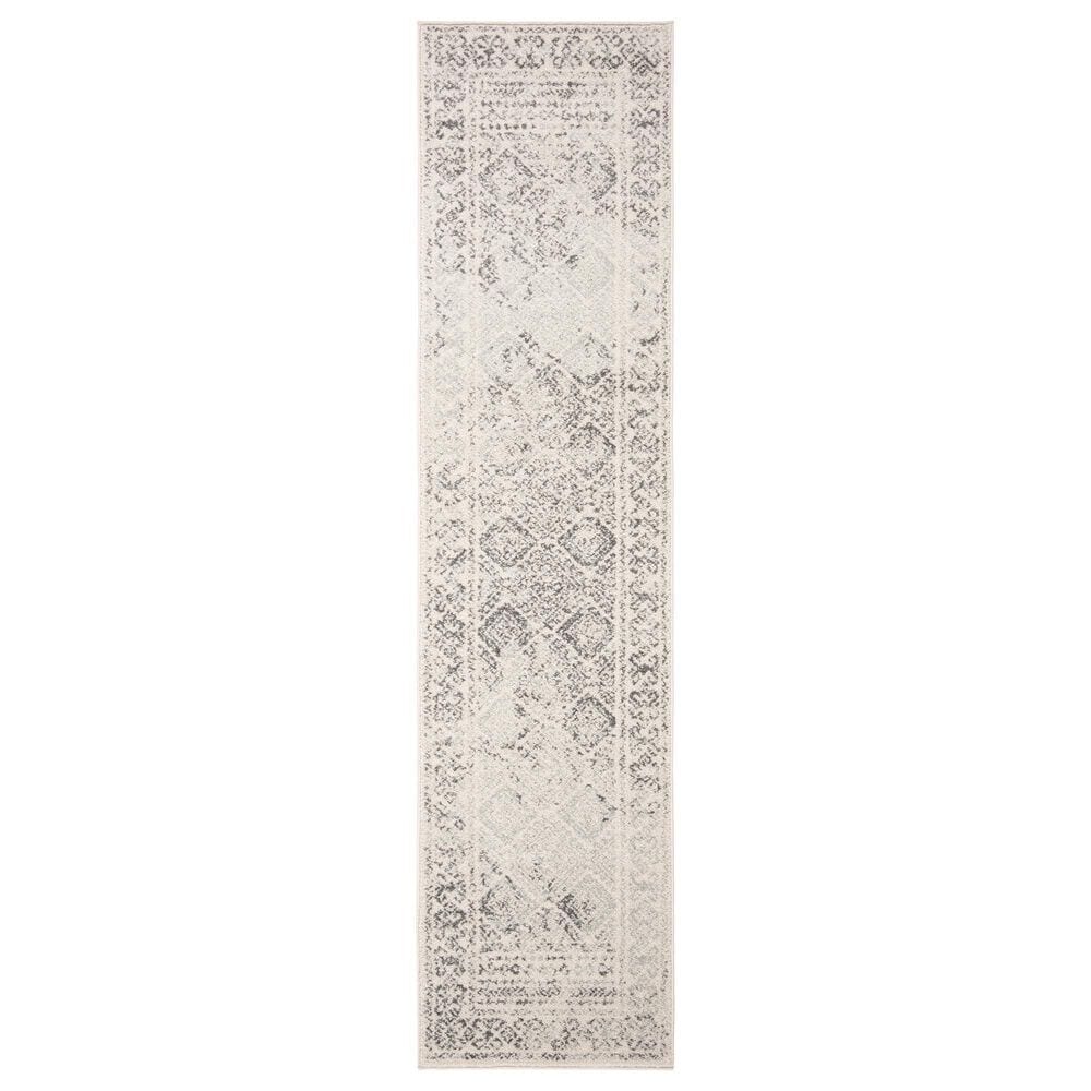 Safavieh Tulum TUL264A 2" x 11" Ivory and Grey Runner, , large