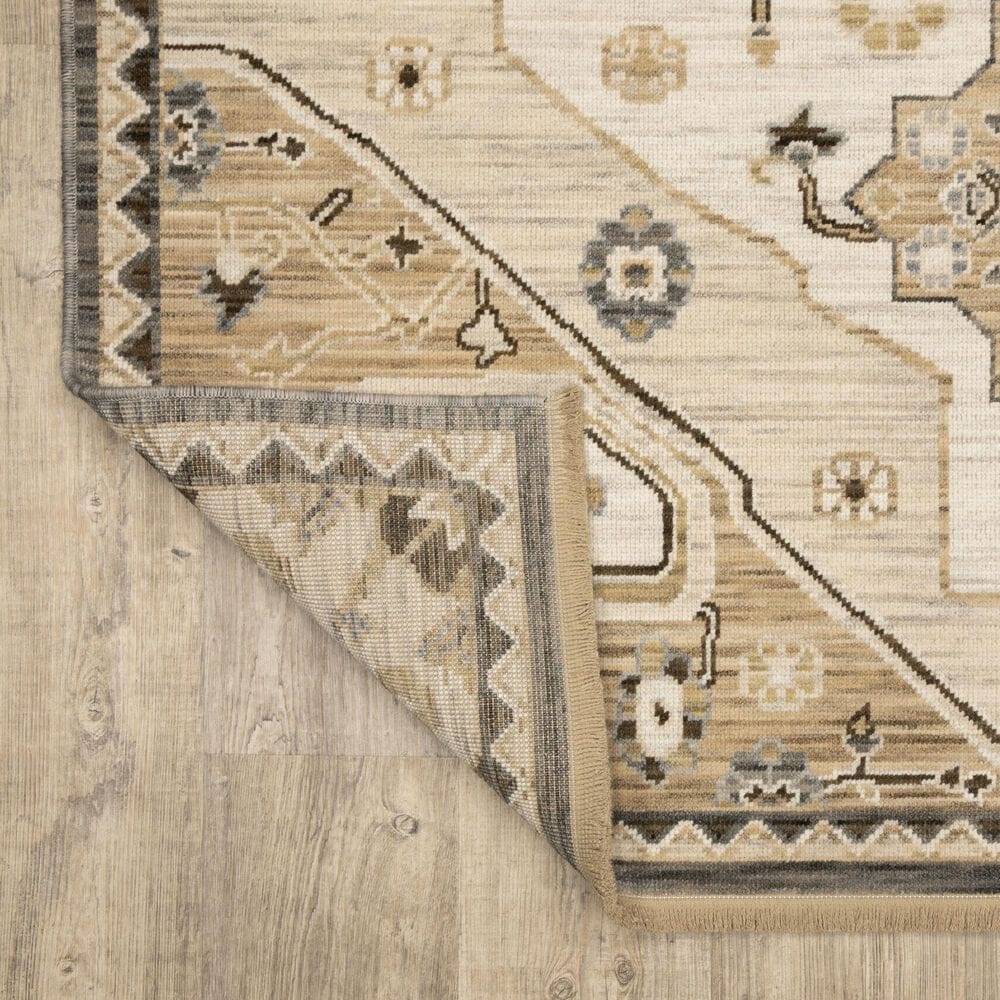 Oriental Weavers Acacia Tan and Grey 2'6" x 10' Runner, , large