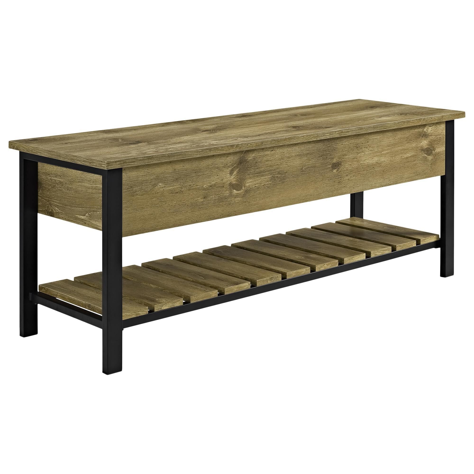 Barnwood shoe storage 2025 bench